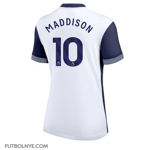 Camiseta Tottenham Hotspur James Maddison #10 Primera Equipación para mujer 2024-25 manga corta